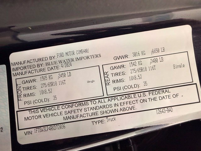 Used 2024 Ford F150 XLT w/ XLT Black Appearance Package AWD/4WD image 55