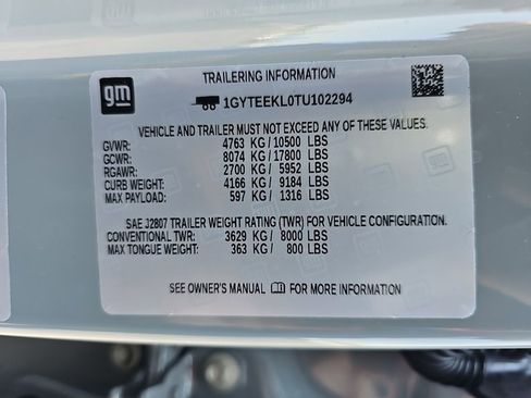 New 2026 Cadillac Escalade IQ Sport 1 w/ LPO, ONYX Package image 37