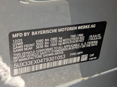 New 2026 BMW X6 xDrive40i w/ Executive Package image 16