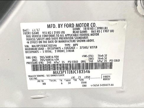 Used 2018 Ford EcoSport SE w/ SE Convenience Package image 19