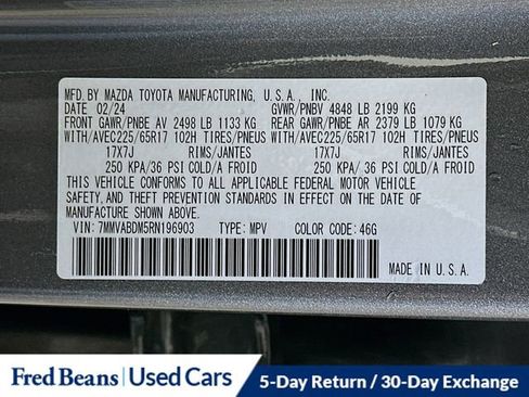 Used 2024 MAZDA CX-50 AWD 2.5 S w/ Cargo Package image 34