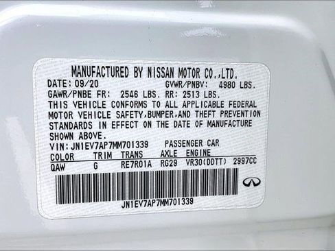 Used 2021 INFINITI Q50 Pure image 40