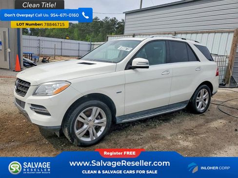 Used 2012 Mercedes-Benz ML 350 BlueTEC 4MATIC image 1