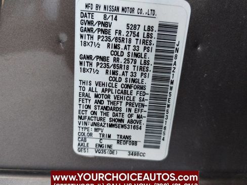 Used 2014 Nissan Murano SL w/ Navigation Package image 40