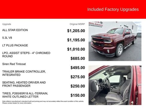 Used 2017 Chevrolet Silverado 1500 LT w/ All Star Edition AWD/4WD image 5