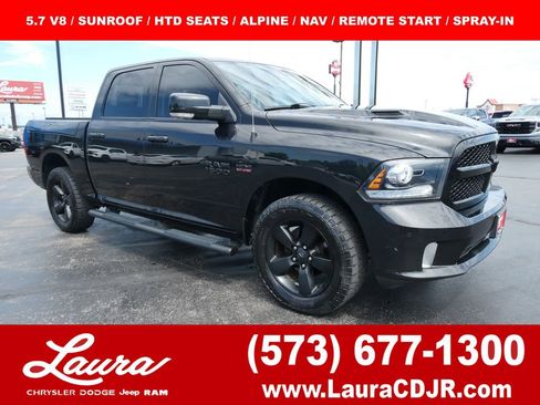 Used 2017 RAM 1500 Sport w/ Quick Order Package 26Q Night AWD/4WD image 1