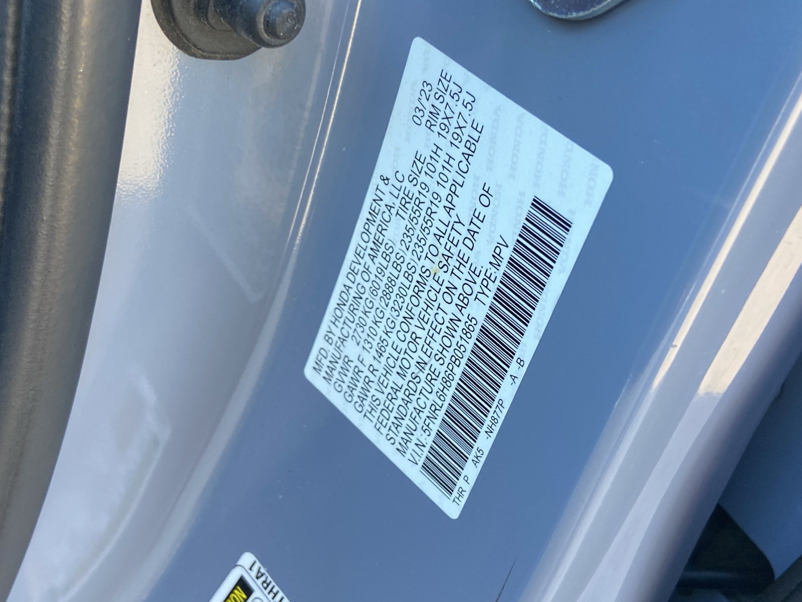 Used 2023 Honda Odyssey Touring image 13