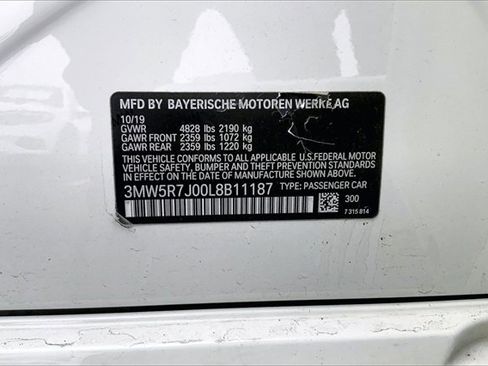 Used 2020 BMW 330i xDrive Sedan w/ Convenience Package image 4