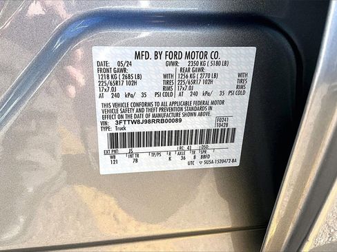 Certified 2024 Ford Maverick XLT w/ Equipment Group 300A Standard image 36