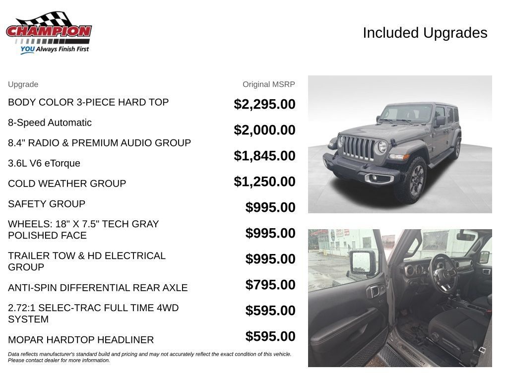 Used 2020 Jeep Wrangler Unlimited Sahara AWD/4WD image 7