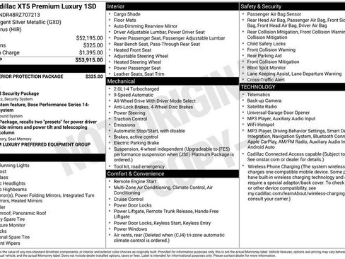 Certified 2024 Cadillac XT5 Premium Luxury AWD/4WD image 9