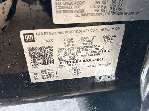 Used 2022 GMC Sierra 1500 SLE image 11