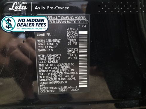 Used 2015 Nissan Rogue SV w/ SV Premium Package FWD image 25