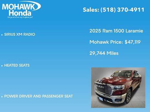 Used 2025 RAM 1500 Laramie AWD/4WD image 14