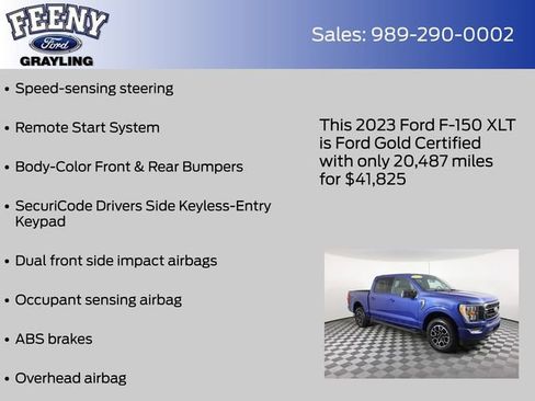 Certified 2023 Ford F150 XLT w/ Equipment Group 302A High image 26