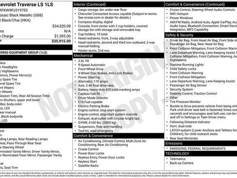 Used 2023 Chevrolet Traverse LS image 12