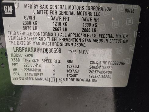 Used 2017 Buick Envision Preferred w/ LPO, Cargo Package FWD image 33
