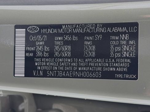 Used 2022 Hyundai Santa Cruz SEL FWD image 30