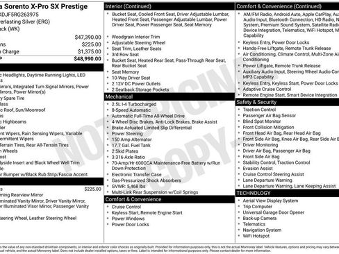 New 2024 Kia Sorento SX Prestige image 2