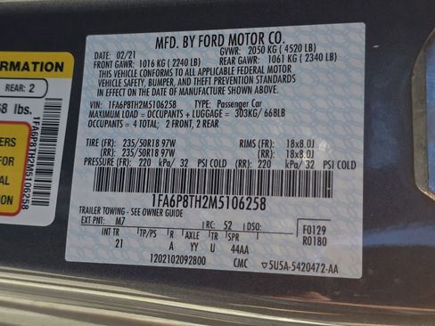 Used 2021 Ford Mustang Coupe image 31