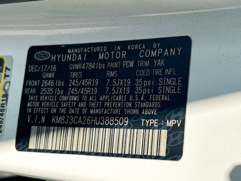 Used 2017 Hyundai Tucson Limited w/ Limited Ultimate Package 03 AWD/4WD image 38
