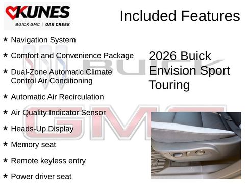 New 2026 Buick Envision Sport Touring AWD/4WD image 2