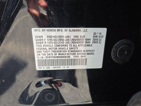 Used 2019 Honda Passport Touring image 31