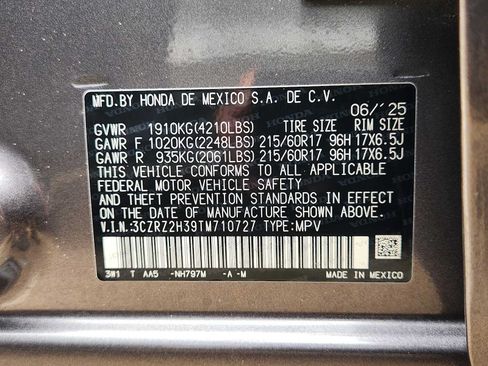 Certified 2026 Honda HR-V LX image 32