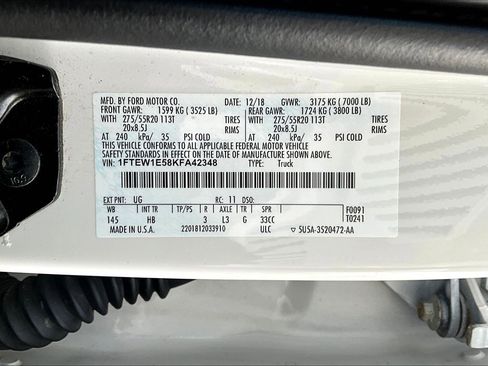 Used 2019 Ford F150 Lariat w/ Equipment Group 502A Luxury image 12