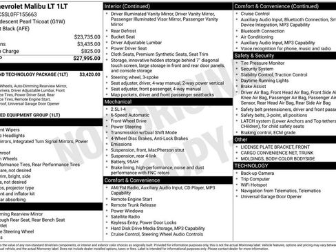 Used 2015 Chevrolet Malibu LT FWD image 3