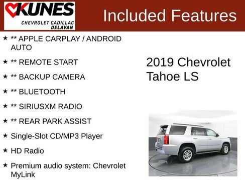 Used 2019 Chevrolet Tahoe LS AWD/4WD image 3