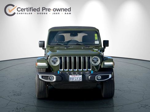 Certified 2022 Jeep Wrangler Unlimited Sahara 4xe w/ Cold Weather Group image 9