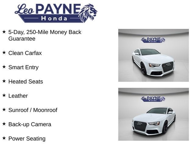 Used 2013 Audi RS 5 Coupe w/ Audi MMI Navigation Plus Pkg AWD/4WD image 6