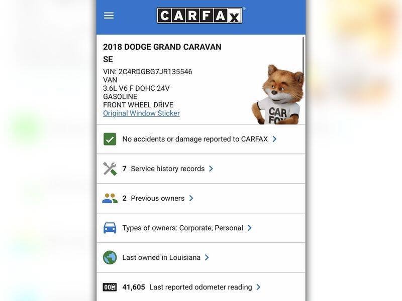Used 2018 Dodge Grand Caravan SE FWD image 2