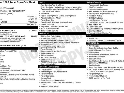 Used 2025 RAM 1500 Rebel w/ Trailer Tow Group AWD/4WD image 3
