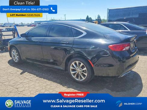 Used 2015 Chrysler 200 C w/ Sun/Sound Group FWD image 3