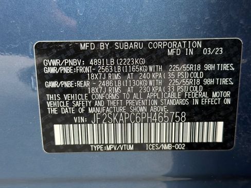 Certified 2023 Subaru Forester Limited AWD/4WD image 54