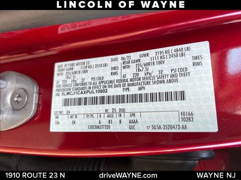 Certified 2023 Lincoln Corsair STANDARD image 13