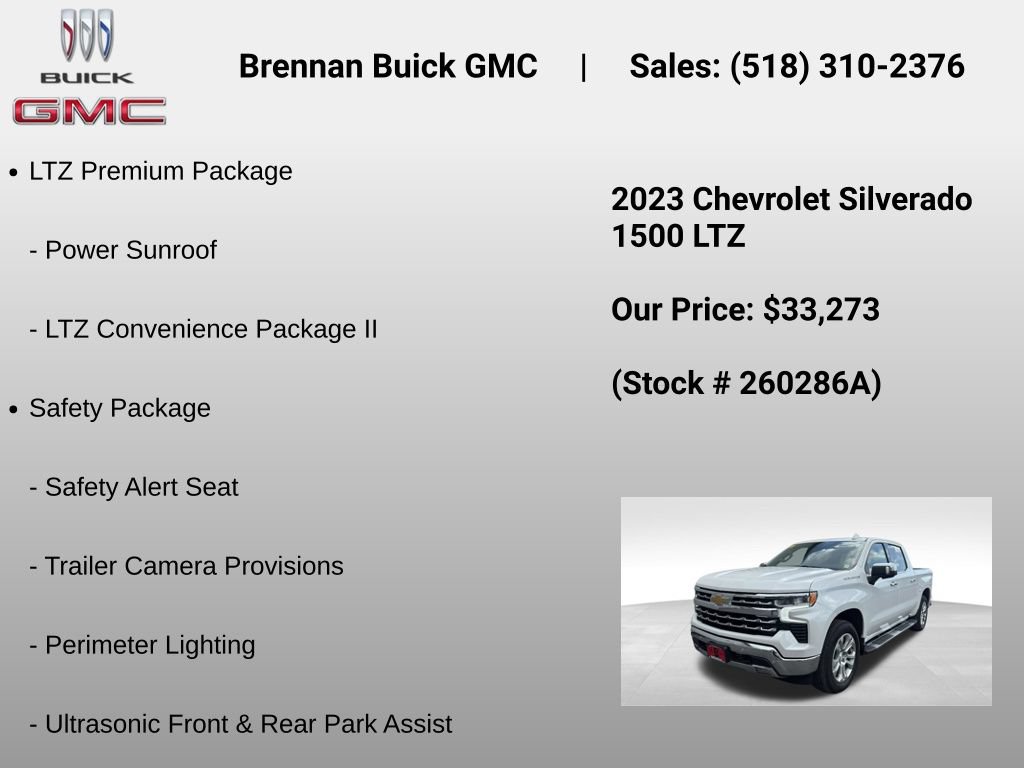 Certified 2023 Chevrolet Silverado 1500 LTZ w/ LTZ Premium Package AWD/4WD image 18