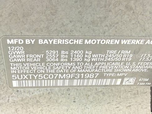 Used 2021 BMW X3 xDrive30i w/ Executive Package AWD/4WD image 31