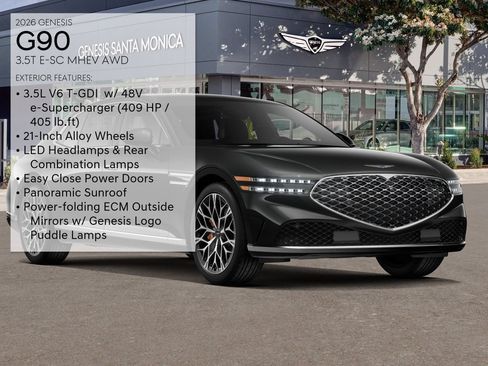 New 2026 Genesis G90 3.5T AWD/4WD image 3