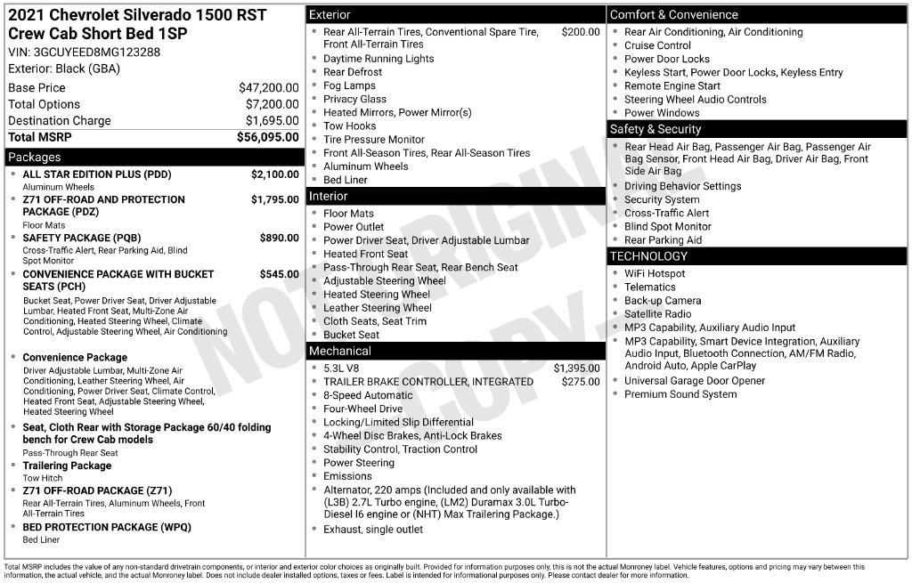 Used 2021 Chevrolet Silverado 1500 RST w/ All Star Edition Plus AWD/4WD image 40