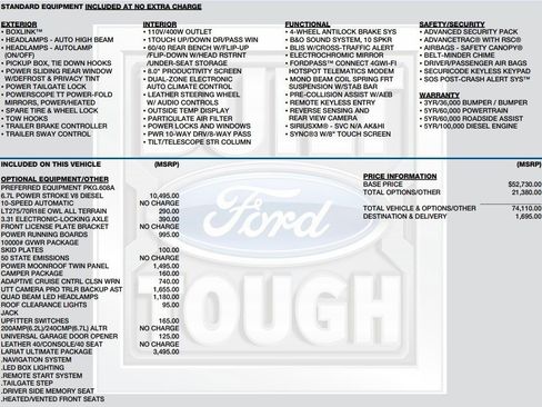Used 2021 Ford F250 Lariat w/ Lariat Ultimate Package image 2