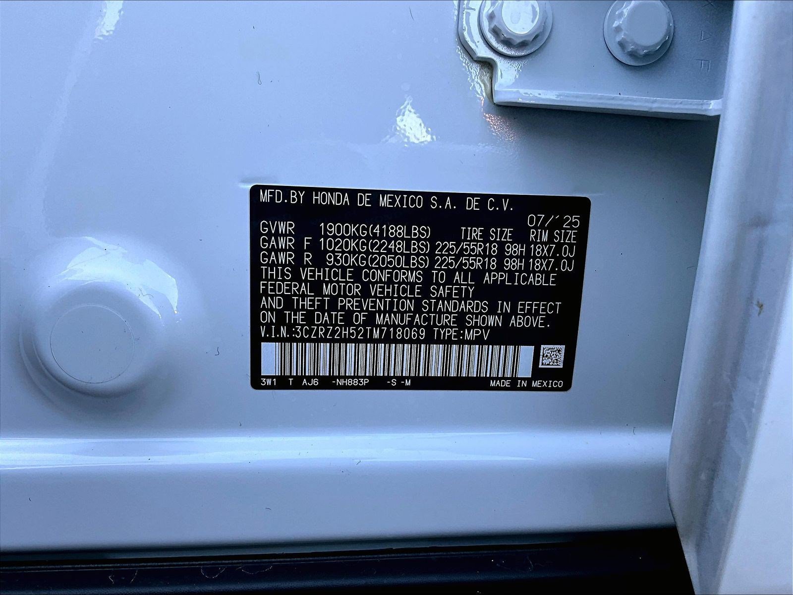 Used 2026 Honda HR-V Sport image 18