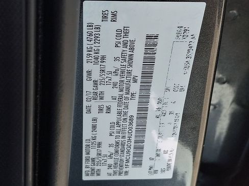 Certified 2017 Ford Escape SE AWD/4WD image 26
