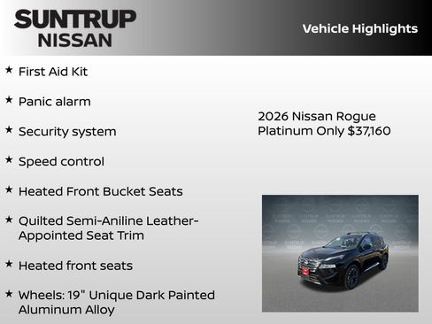 New 2026 Nissan Rogue Platinum w/ Platinum Premium Package image 36