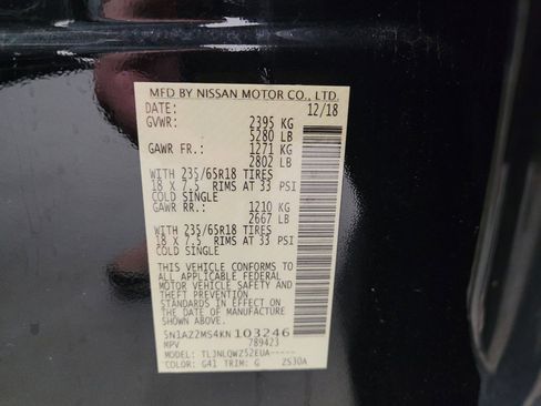 Used 2019 Nissan Murano SV AWD/4WD image 33