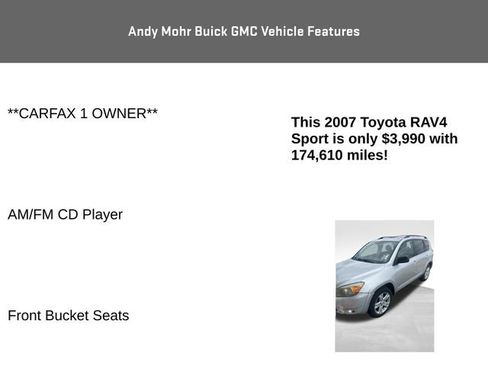 Used 2007 Toyota RAV4 Sport AWD/4WD image 4