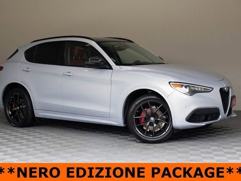 Used 2021 Alfa Romeo Stelvio Ti w/ Nero Edizione image 2
