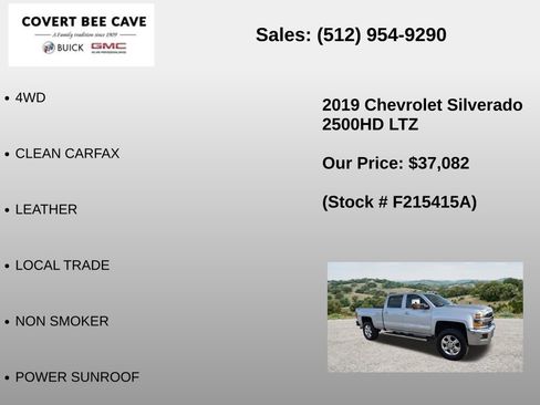 Used 2019 Chevrolet Silverado 2500 LTZ w/ Duramax Plus Package AWD/4WD image 6